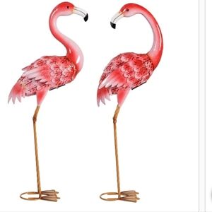 Solar LED Flamingo Pair, Set of 2
